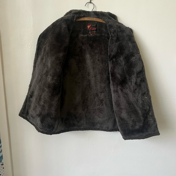 Vintage Men’s Faux Fur Hippie Coat 1970’s Boho Brown Men’s Jacket 70’s Boho Coat - Picture 8 of 9